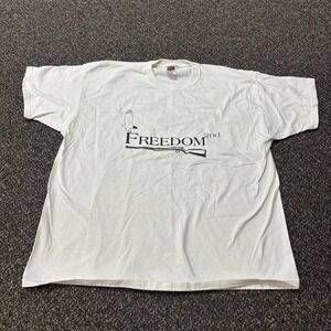 Vintage 2000s Second Amendment 2nd Gun Shirt Freedom America Bird Rare Graphic L